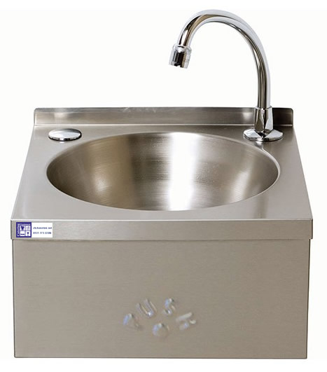 Hand Sink - Knee Operated  Bowl unit without splash back (sinks)